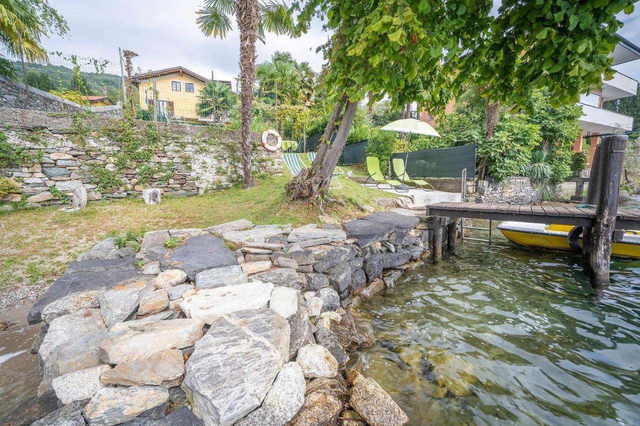 Il Glicine Appartamento Con Darsena Privata A Lago Pettenasco Exteriér fotografie